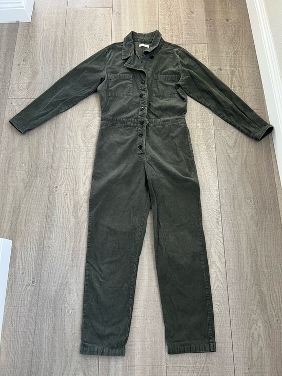 Outerknown Pants - Outerknown Dark Olive Utility Jumpsuit